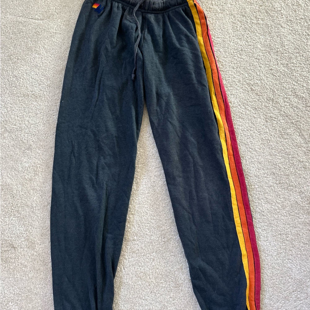 Aviator Nation women’s XS sweatpants in dark charcoal gray
